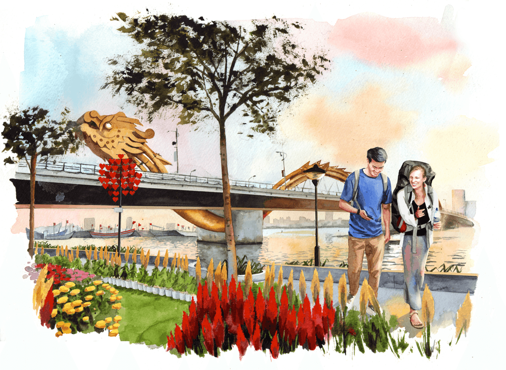 Jessie and Bi are married at White Sands National Park